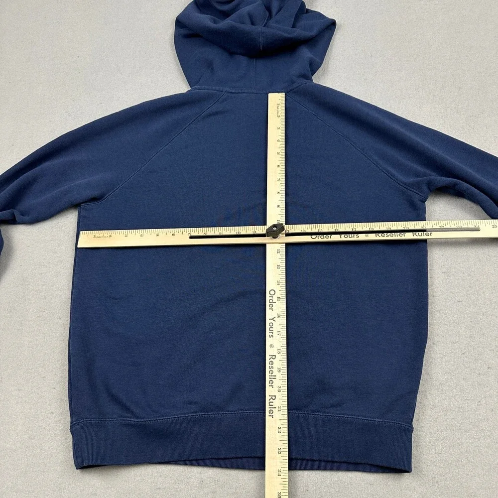 West Virginia Mountaineers Hoodie Men Large Blue Nike NCAA Pullover Sweatshirt